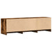 Mobilier TV cu LED cu LED Stejar Afumat 140 x 34 x 40 cm - WALTI WALTI