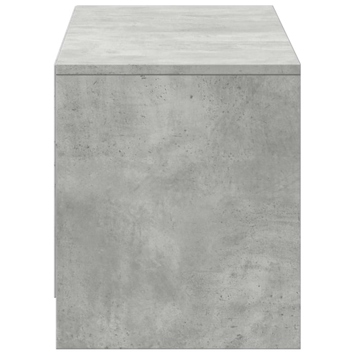 Mobilier TV cu LED Gri Beton 140 x 34 x 40 cm Lemn prelucrat - WALTI WALTI