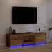 Dulap TV cu LED-uri Lemn Vechi 140 x 34 x 40 cm Lemn compozit - WALTI WALTI