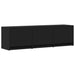 Mobilier TV cu LED cu LED Negru 140 x 34 x 40 cm Lemn prelucrat - WALTI WALTI