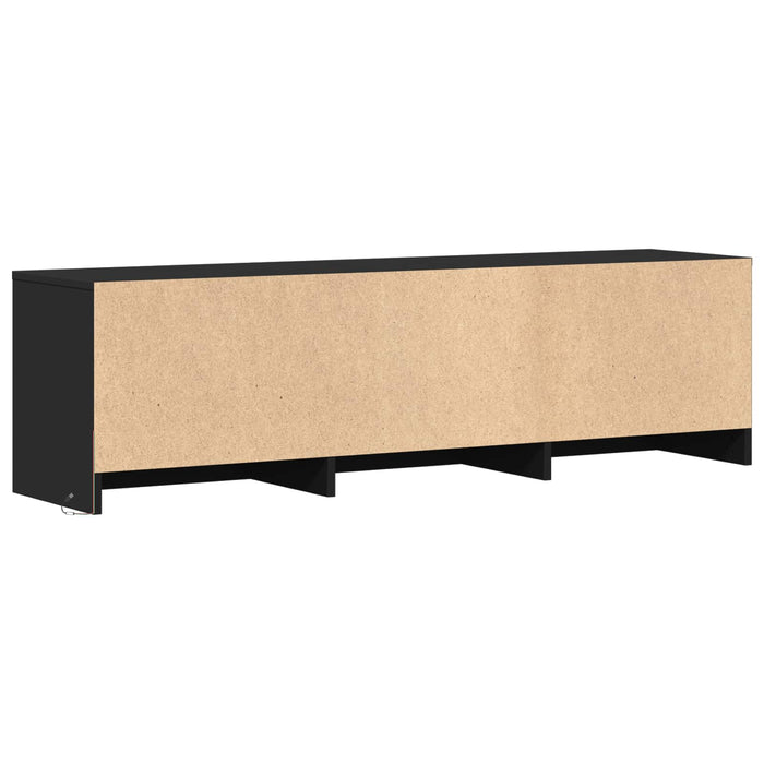 Mobilier TV cu LED cu LED Negru 140 x 34 x 40 cm Lemn prelucrat - WALTI WALTI