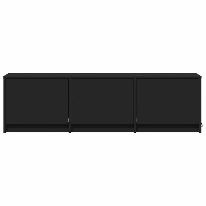 Mobilier TV cu LED cu LED Negru 140 x 34 x 40 cm Lemn prelucrat - WALTI WALTI