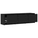 Mobilier TV cu LED cu LED Negru 140 x 34 x 40 cm Lemn prelucrat - WALTI WALTI