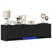 Mobilier TV cu LED cu LED Negru 140 x 34 x 40 cm Lemn prelucrat - WALTI WALTI