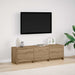 Dulap TV cu LED-uri cu sertar Stejar artizanal 140 x 34 x 40 cm - WALTI WALTI