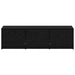 Dulap TV cu LED-uri Stejar Negru 140 x 34 x 40 cm Lemn compozit - WALTI WALTI