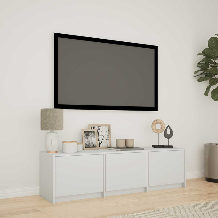 Mobilier TV cu LED Alb 140 x 34 x 40 cm Lemn prelucrat - WALTI WALTI