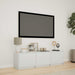 Mobilier TV cu LED Alb 140 x 34 x 40 cm Lemn prelucrat - WALTI WALTI
