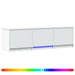 Mobilier TV cu LED Alb 140 x 34 x 40 cm Lemn prelucrat - WALTI WALTI