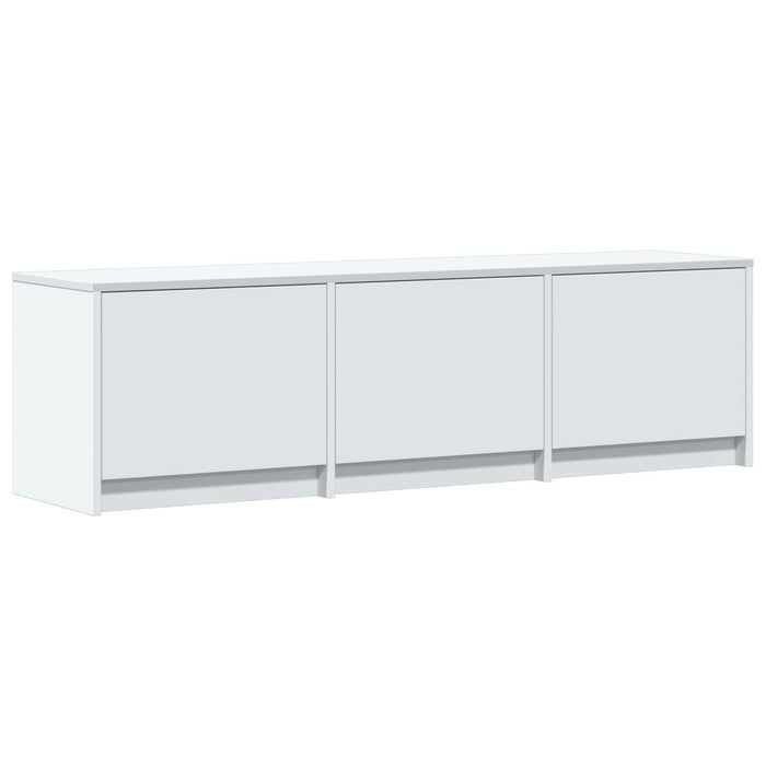 Mobilier TV cu LED Alb 140 x 34 x 40 cm Lemn prelucrat - WALTI WALTI