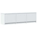 Mobilier TV cu LED Alb 140 x 34 x 40 cm Lemn prelucrat - WALTI WALTI