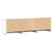 Mobilier TV cu LED Alb 140 x 34 x 40 cm Lemn prelucrat - WALTI WALTI
