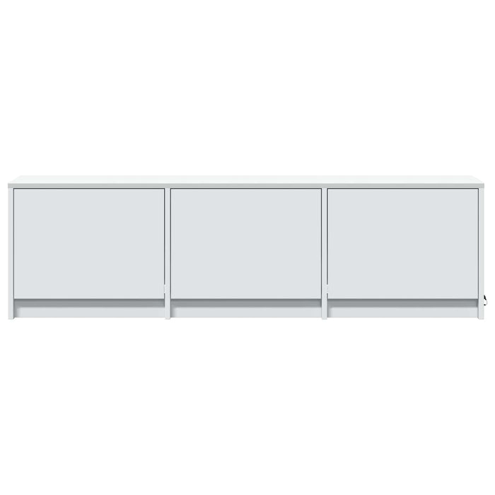 Mobilier TV cu LED Alb 140 x 34 x 40 cm Lemn prelucrat - WALTI WALTI