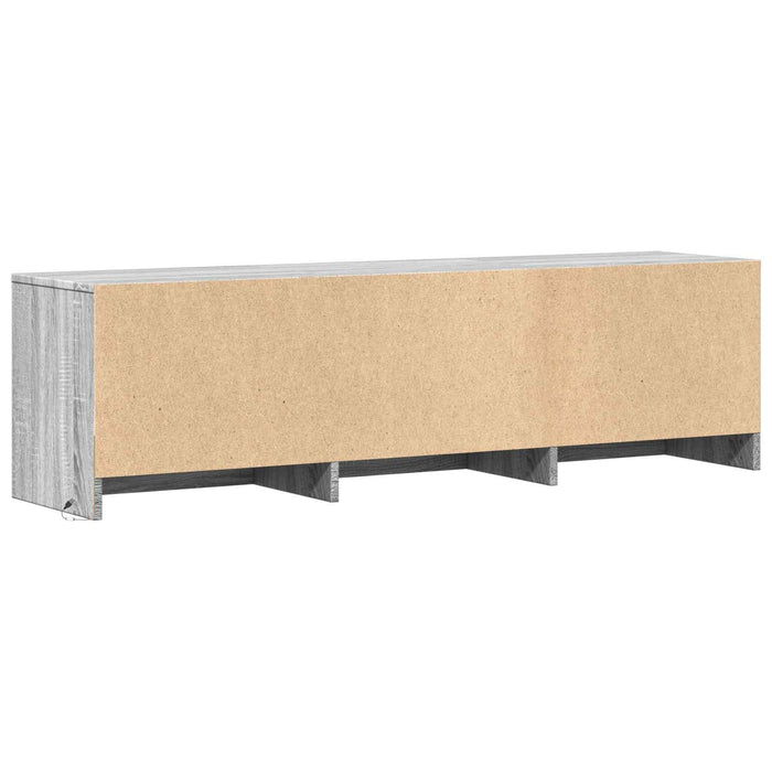 Mobilier TV cu LED Sonoma gri 140 x 34 x 40 cm Lemn prelucrat - WALTI WALTI
