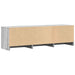 Mobilier TV cu LED Sonoma gri 140 x 34 x 40 cm Lemn prelucrat - WALTI WALTI
