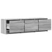 Mobilier TV cu LED Sonoma gri 140 x 34 x 40 cm Lemn prelucrat - WALTI WALTI