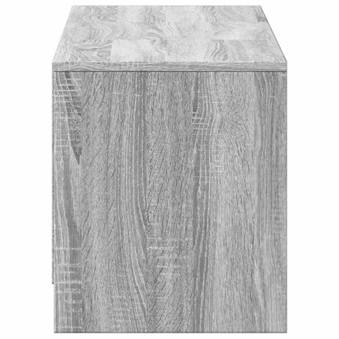 Mobilier TV cu LED Sonoma gri 140 x 34 x 40 cm Lemn prelucrat - WALTI WALTI