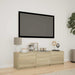 Mobilier TV cu LED cu LED Stejar Sonoma 140 x 34 x 40 cm - WALTI WALTI