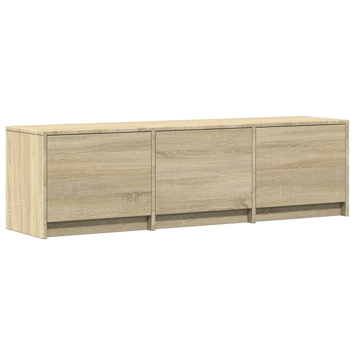 Mobilier TV cu LED cu LED Stejar Sonoma 140 x 34 x 40 cm - WALTI WALTI
