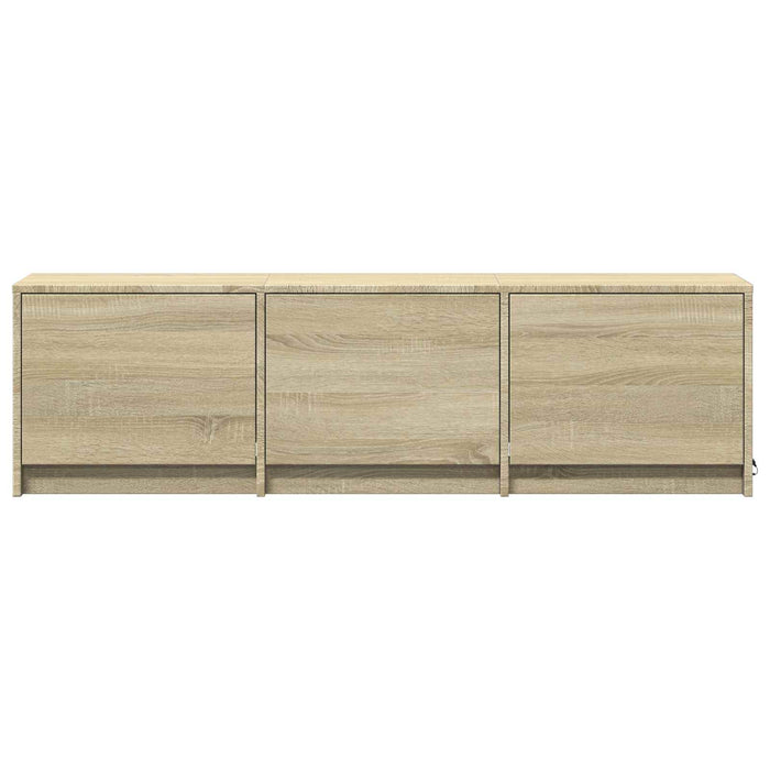 Mobilier TV cu LED cu LED Stejar Sonoma 140 x 34 x 40 cm - WALTI WALTI