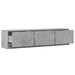 Mobilier TV cu LED Gri Beton 165 x 34 x 40 cm Lemn prelucrat - WALTI WALTI