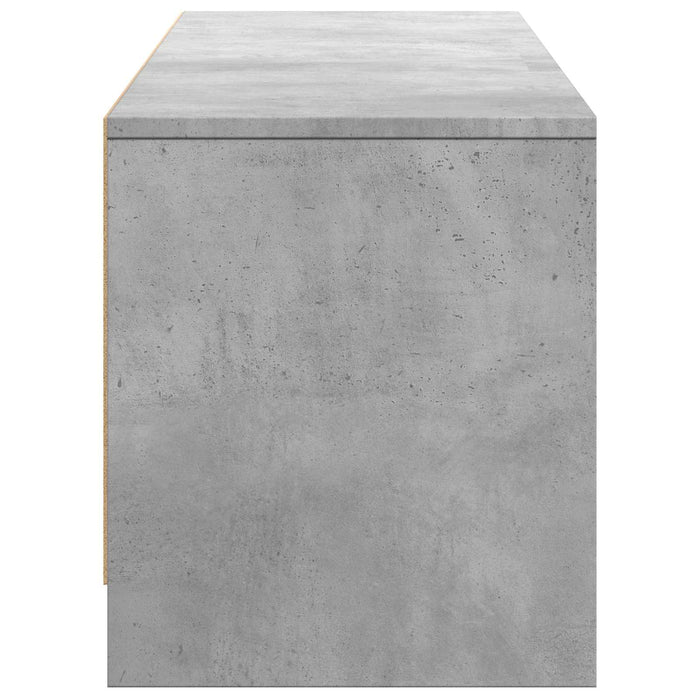 Mobilier TV cu LED Gri Beton 165 x 34 x 40 cm Lemn prelucrat - WALTI WALTI
