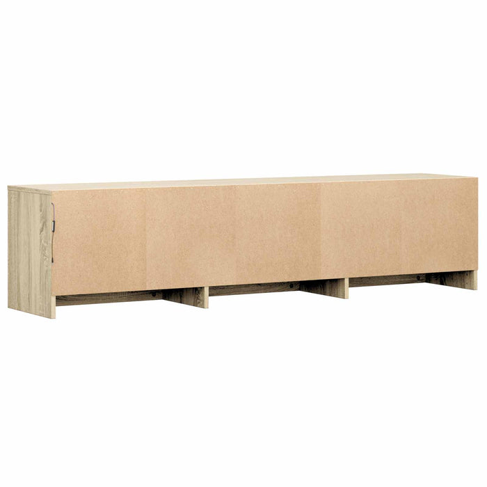 Mobilier TV cu LED cu LED Stejar Sonoma 165 x 34 x 40 cm - WALTI WALTI