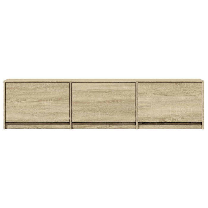 Mobilier TV cu LED cu LED Stejar Sonoma 165 x 34 x 40 cm - WALTI WALTI