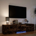 Mobilier TV cu LED cu LED Stejar Afumat 165 x 34 x 40 cm - WALTI WALTI