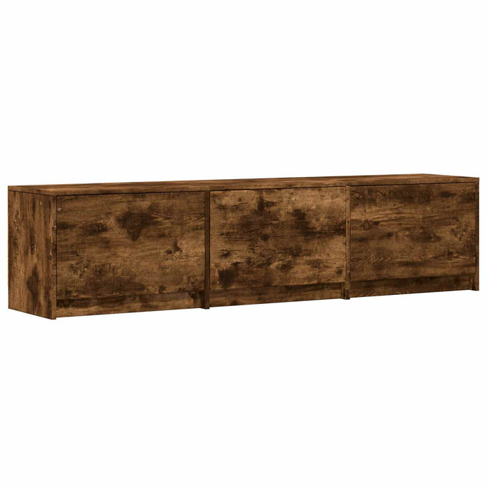 Mobilier TV cu LED cu LED Stejar Afumat 165 x 34 x 40 cm - WALTI WALTI