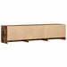 Mobilier TV cu LED cu LED Stejar Afumat 165 x 34 x 40 cm - WALTI WALTI