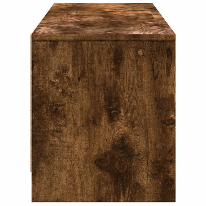 Mobilier TV cu LED cu LED Stejar Afumat 165 x 34 x 40 cm - WALTI WALTI