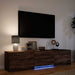 Mobilier TV cu LED Stejar maro 165 x 34 x 40 cm Lemn prelucrat - WALTI WALTI