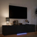 Mobilier TV cu LED cu LED Negru 165 x 34 x 40 cm Lemn prelucrat - WALTI WALTI