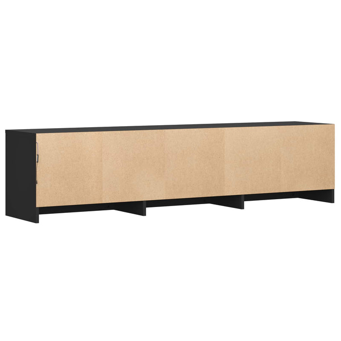 Mobilier TV cu LED cu LED Negru 165 x 34 x 40 cm Lemn prelucrat - WALTI WALTI