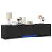 Mobilier TV cu LED cu LED Negru 165 x 34 x 40 cm Lemn prelucrat - WALTI WALTI