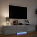 Mobilier TV cu LED Sonoma gri 165 x 34 x 40 cm Lemn prelucrat - WALTI WALTI