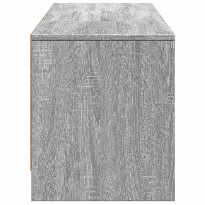Mobilier TV cu LED Sonoma gri 165 x 34 x 40 cm Lemn prelucrat - WALTI WALTI