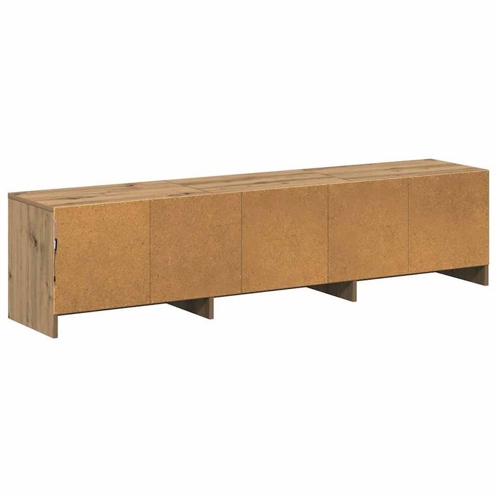 Dulap TV cu LED-uri cu sertar Stejar artizanal 162 x 34 x 40 cm - WALTI WALTI