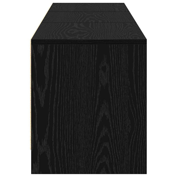 Dulap TV cu LED-uri Stejar Negru 162 x 34 x 40 cm Lemn compozit - WALTI WALTI