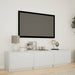 Mobilier TV cu LED cu LED Alb 165 x 34 x 40 cm Lemn prelucrat - WALTI WALTI