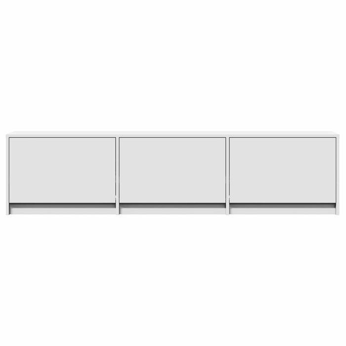 Mobilier TV cu LED cu LED Alb 165 x 34 x 40 cm Lemn prelucrat - WALTI WALTI