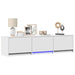 Mobilier TV cu LED cu LED Alb 165 x 34 x 40 cm Lemn prelucrat - WALTI WALTI