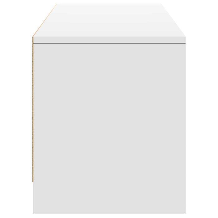 Mobilier TV cu LED cu LED Alb 165 x 34 x 40 cm Lemn prelucrat - WALTI WALTI