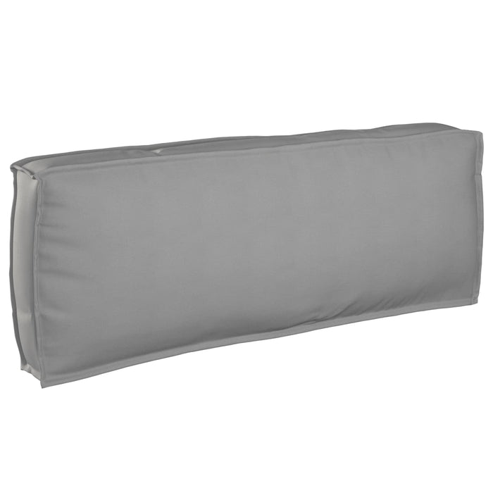 Set de canapea Simplu Gri 133 x 92 x 69 cm Lemn Solid de Acacia WALTI