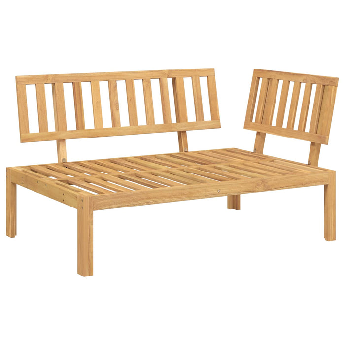 Set de canapea Antracit 133 x 92 x 69 cm Lemn Solid de Acacia WALTI