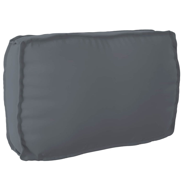 Set de canapea Antracit 133 x 92 x 69 cm Lemn Solid de Acacia WALTI