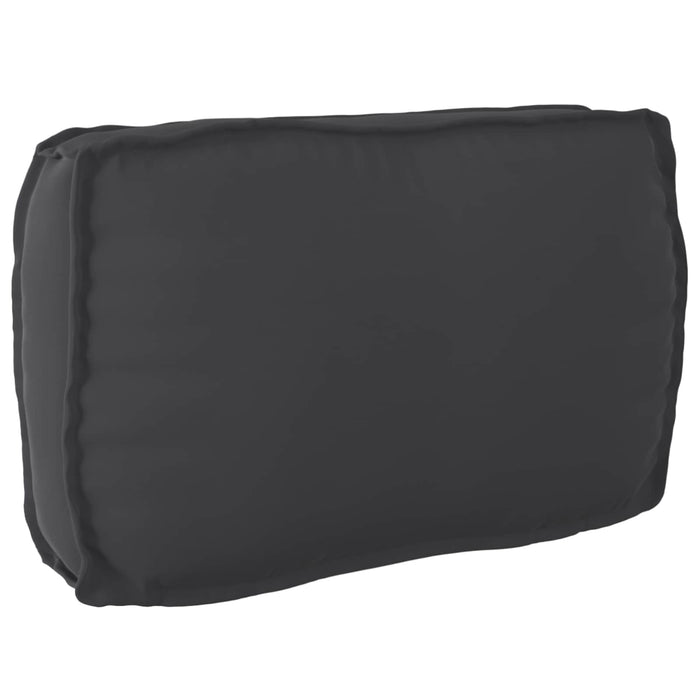 Set de canapea cu pernă Simplu 2 pcs Negru Lemn Solid de Acacia WALTI
