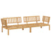Set de canapea cu pernă Simplu 2 pcs Gri Lemn Solid de Acacia - WALTI WALTI