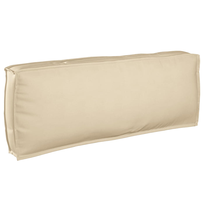 Set de canapea cu pernă Simplu 5 pcs Bej Lemn Solid de Acacia WALTI